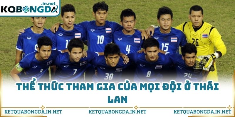 Thể thức tham gia của mọi đội ở Thái Lan