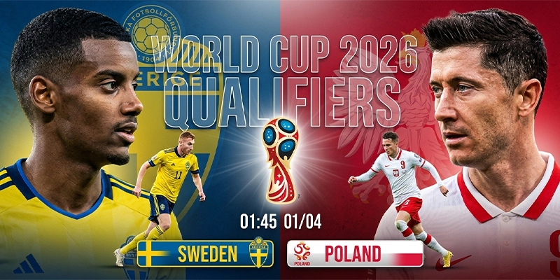Soi Kèo Sweden vs Poland 01h45 01/04 - Vòng Loại World Cup 2026