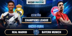Soi kèo Real Madrid vs Bayern Munich 2h 8/4 - Champions League